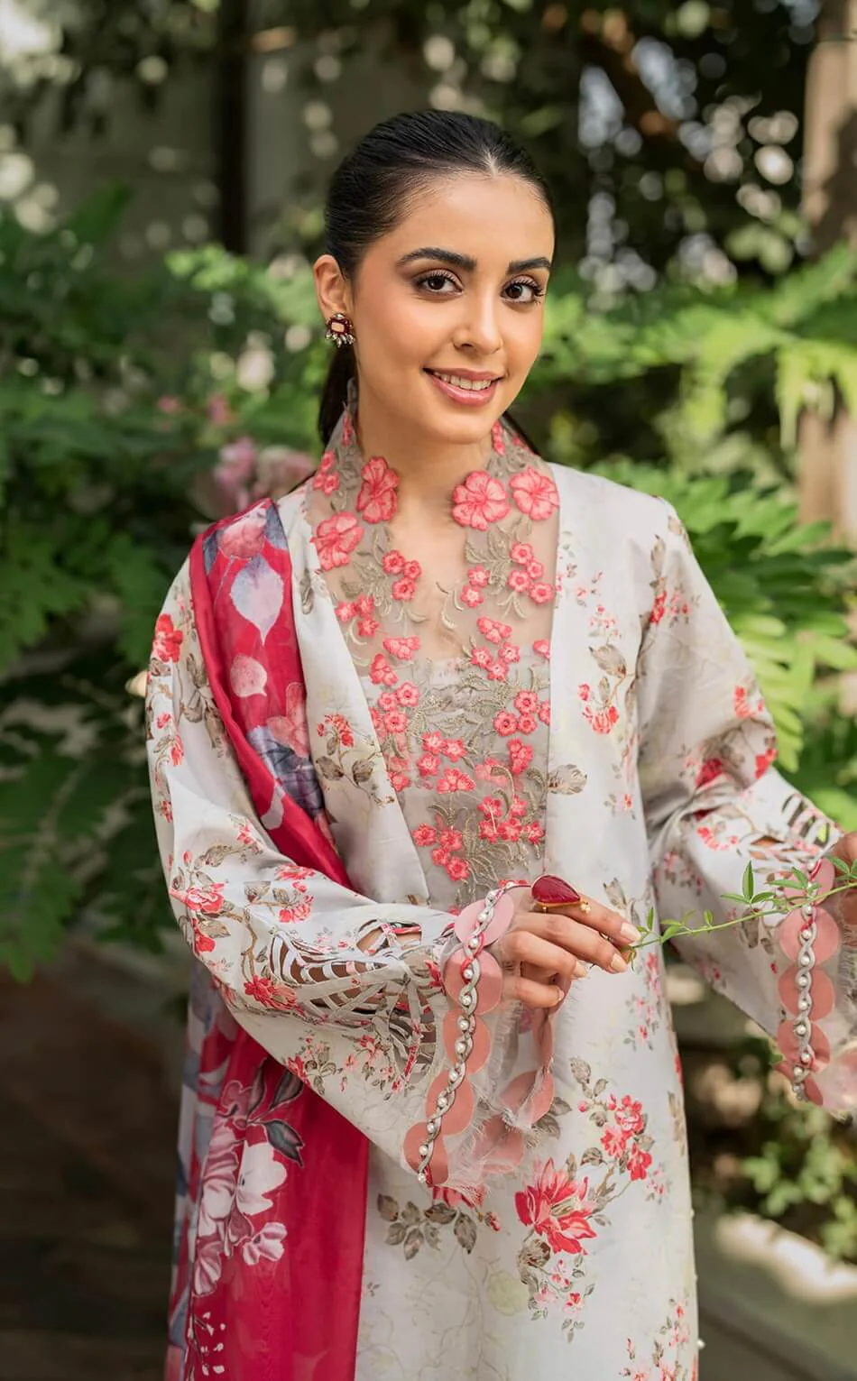 ASIFA NABEEL UNSTITCHED LAWN’24