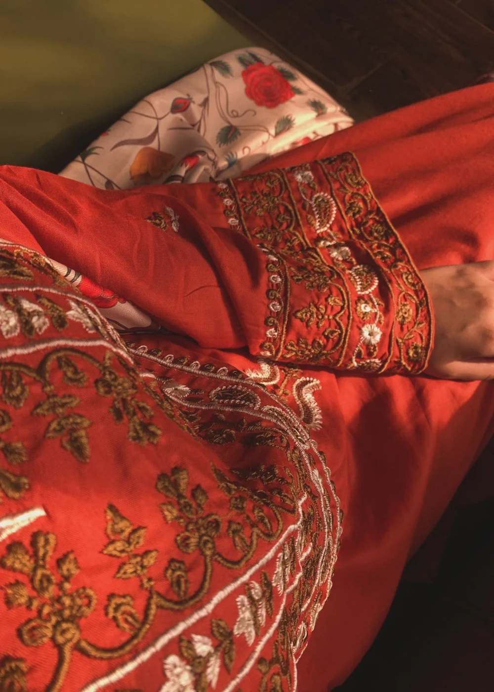 Embroidered 3pcs  Suit